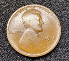 1914-D Lincoln Wheat Cent - Denver - Key Date - Mintage 1,193,000 - G-VG Cond.