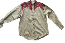 Gotcha Covered Shirt Sz Small Aztec Southwest Long Sleeve Button Up Western