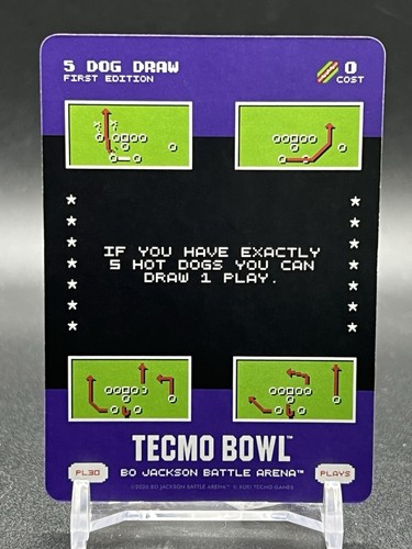 2026 Bo Jackson Battle Arena Tecmo Bowl Play #PL30 5 Dog Draw
