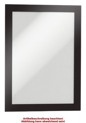 2 DURABLE Magnetrahmen DURAFRAME, DIN A5, schwarz