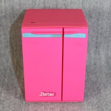 BARBIE MATTEL Doll Vintage 1980s Italy Furniture Pink Fridge Refrigerator Box