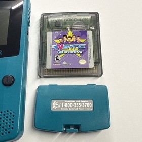 Gbc - Nintendo Game Boy Color Handheld Game Console - Teal Blue Tested #0913