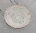 2001 Uncirculated American Silver Eagle 1 Troy Oz .999 Fine Silver