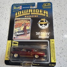 Revell Lowrider Magazine Die Cast 58 Chevy Impala Issue 135 Revell Lowrider Magazine Die Cast 58 Chevy Impala Issue 135