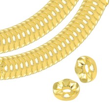 Perline disco distanziatore oro 4 mm 100 pezzi