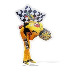 Kyle Busch Rowdy M&M NASCAR Racing Sticker Wa...