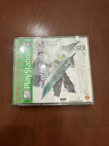 Final Fantasy VII 7 Playstation 1 PS1 Brand NEW Factory Sealed Complete Greatest