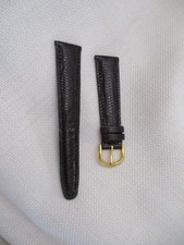 GENUINE teju lizard exotic usa watchstrap watch band strap 20mm bordeaux gold