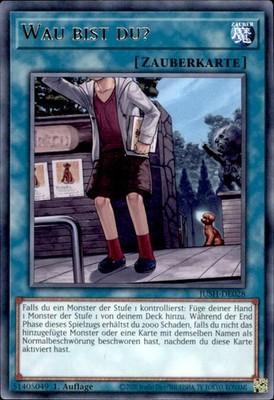 Yugioh Wau bist du? JUSH-DE028 Rare (6218)