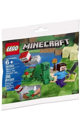 LEGO 30393 Lego Minecraft Steve and Creeper Polybag Set Neu OVP