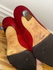 Jimmy Choo Women’s Red Leather Cut-Out Pointed Toe Stiletto Pumps EU 35 US 5.5 — photo 3