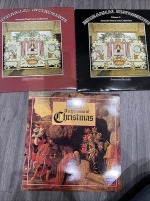Vintage Vinyl LPs x3 Deutsch Grammophon, Paul Corin Mechanical Instruments 1&2