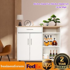 Silent Kitchen Island Cart Rolling Trolley Cart With Drawer Cart Side Table