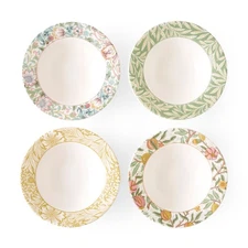 Spode Morris & Co Bistro Pasta Bowl, Assorted Designs - Set of 4