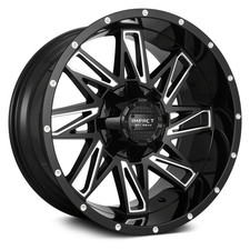 Impact Off-road 814 Wheel 20x10 -12 5x127 87.1 Black Single Rim