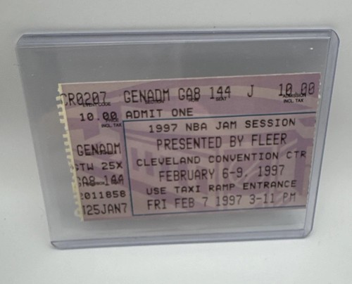 1997 NBA JAM SESSION Ticket Stub KOBE BRYANT Dunk Champ Year Cleveland Ohio