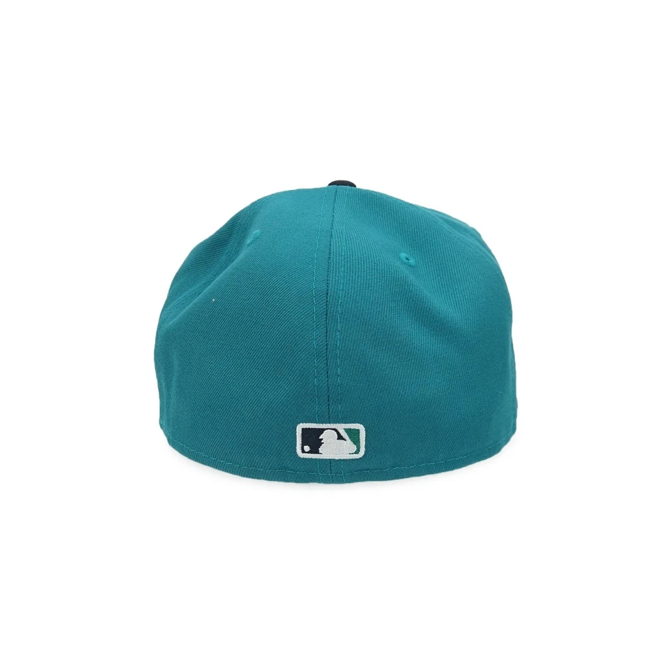 Seattle Mariners New Era 1994 Aqua Alternate 59FIFTY Cooperstown Fitted Hat Cap - Image 4 of 4