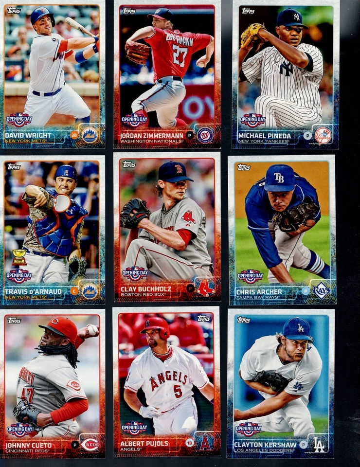 2015 TOPPS OPENING DAY Baseball  Complete Your Set BUY MORE SAVE MORE - Image 3 of 4