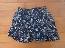 Patagonia Kids Baggies Shorts Medium 5" Lined Blue Shells Casual Outdoor 67036