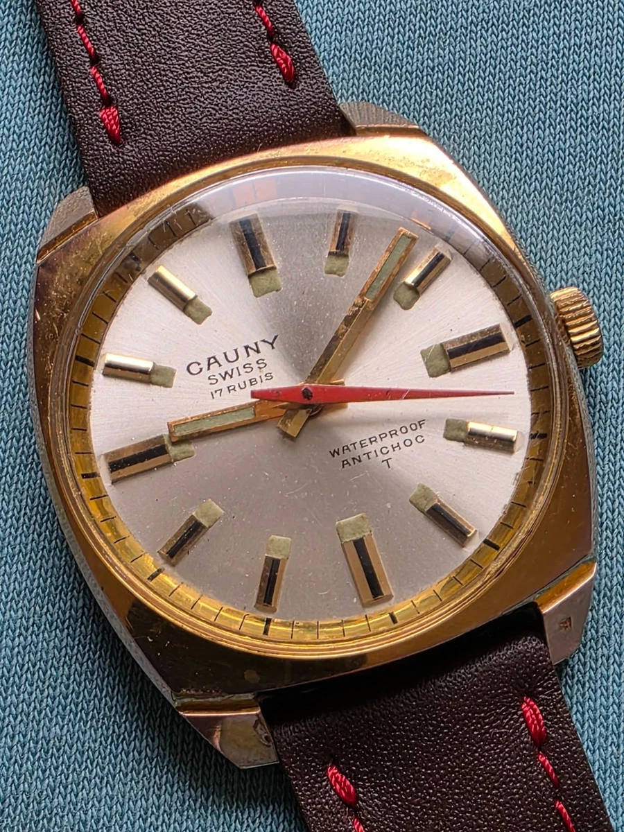 Cauny Prima Cal. Eta 2325 – Montre Vintage 19,6 Mm – Pour Pièces