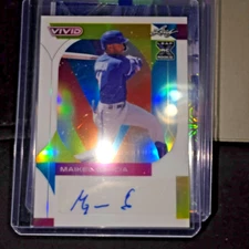 2022 LEAF VIVID MIRROR #BA-MG1 MAIKEL GARCIA RC AUT0 7/25 - KANSAS CITY ROYALS