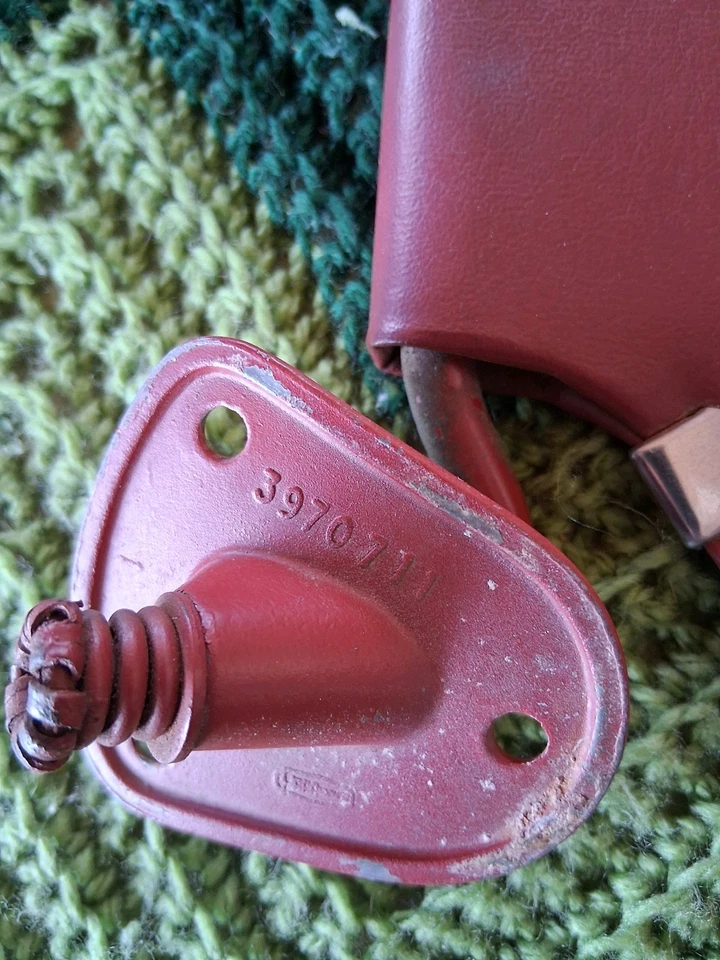 Chevrolet GMC G10 G20 G30 1971-1996 furgoneta interior rojo par de parasol Foto 4 de 4