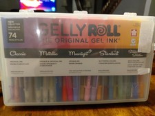 SAKURA Gelly Roll Gel Pens 74pc for Various Art  Journalism-NOB