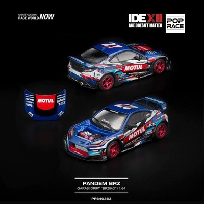 POP RACE SUBARU BRZ PANDEM BRZIKO GARASI DRIFT INDONESIA DIECAST