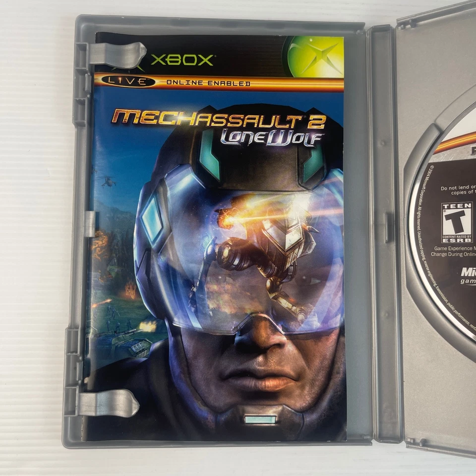 Mechassault 2 Lonewolf - Microsoft Xbox Original Complete With Manual PAL - Image 3 of 4