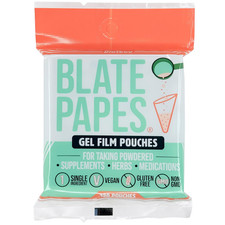 Blate Papes Gel Film Pouches, 120 Count Edible Films for Taking Herbs and Supp