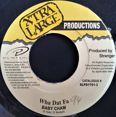 Baby Cham - Wha Dat Fa / VG / 7