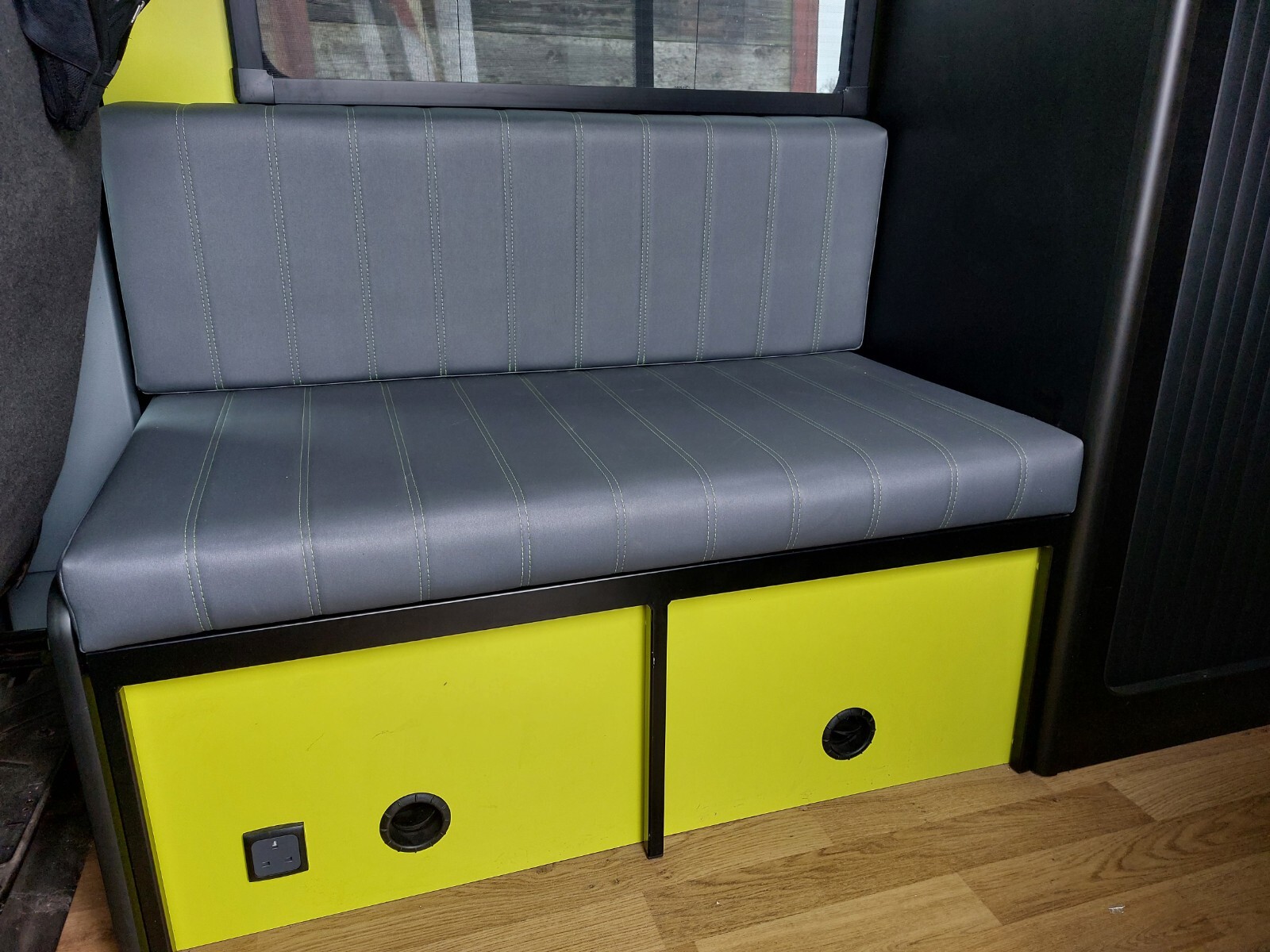 Camper bench seat bed. Race van sports home rock and roll eBay