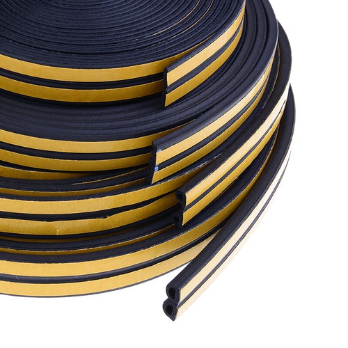 10M Draught Excluder Self Adhesive Rubber Door Window Seal Strip Roll Foa C Y3 - Picture 3 of 16