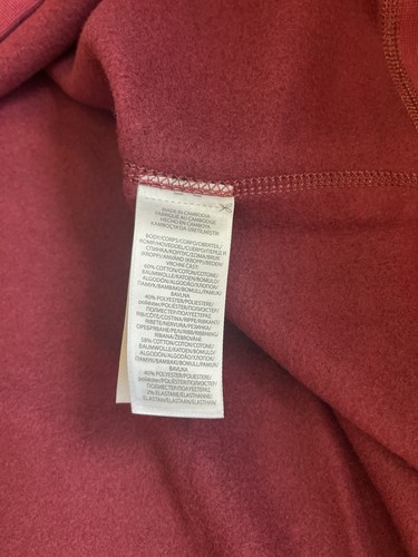 NWT $138 Polo Ralph Lauren Knit Fleece Hoodie Burgundy Men’s Big & Tall 3XLT - Picture 5 of 6