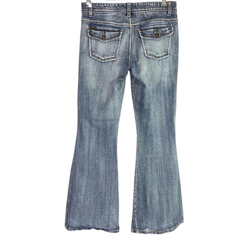 Vintage Low Rise Flare Mudd Jeans Grunge y2k 2000s Bratz Britney Spears Coquette - 第 6/10 張圖片