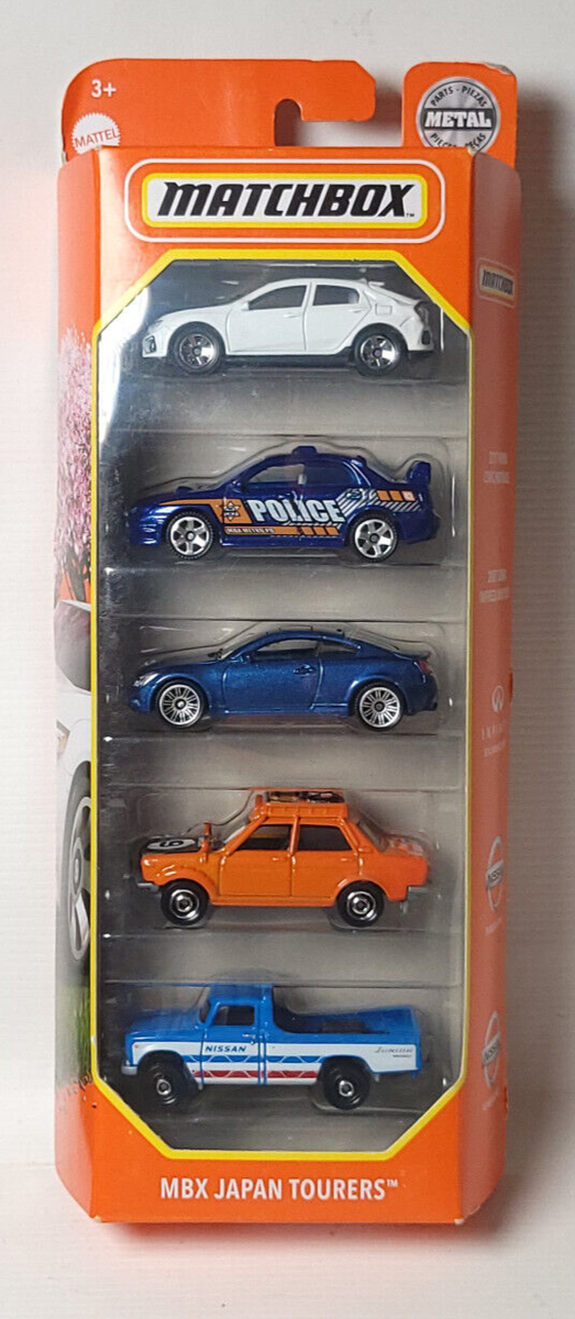 Matchbox Japan Tourers 5 pack Inifiniti G37 Nissan Junior Civic Matchbox Japan Tourers 5 pack Inifiniti G37 Nissan Junior Civic