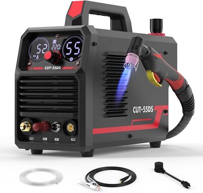 55Amp Non-Touch Pilot Arc Air Power 110/220V Plasma Cutting Machine.