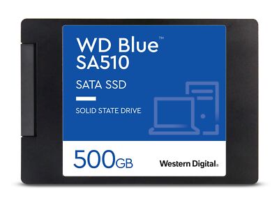 WD Blue SA510 SATA SSD 500 GB 2,5''/7mm