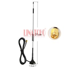 Cellular 2G 3G 4G LTE 698-960MHz and 1710-2700MHz Small Omni Magnet Base Antenna