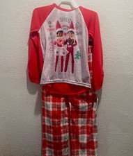 Elf on the shelf Girls Pajama Set Size Small 6/6X