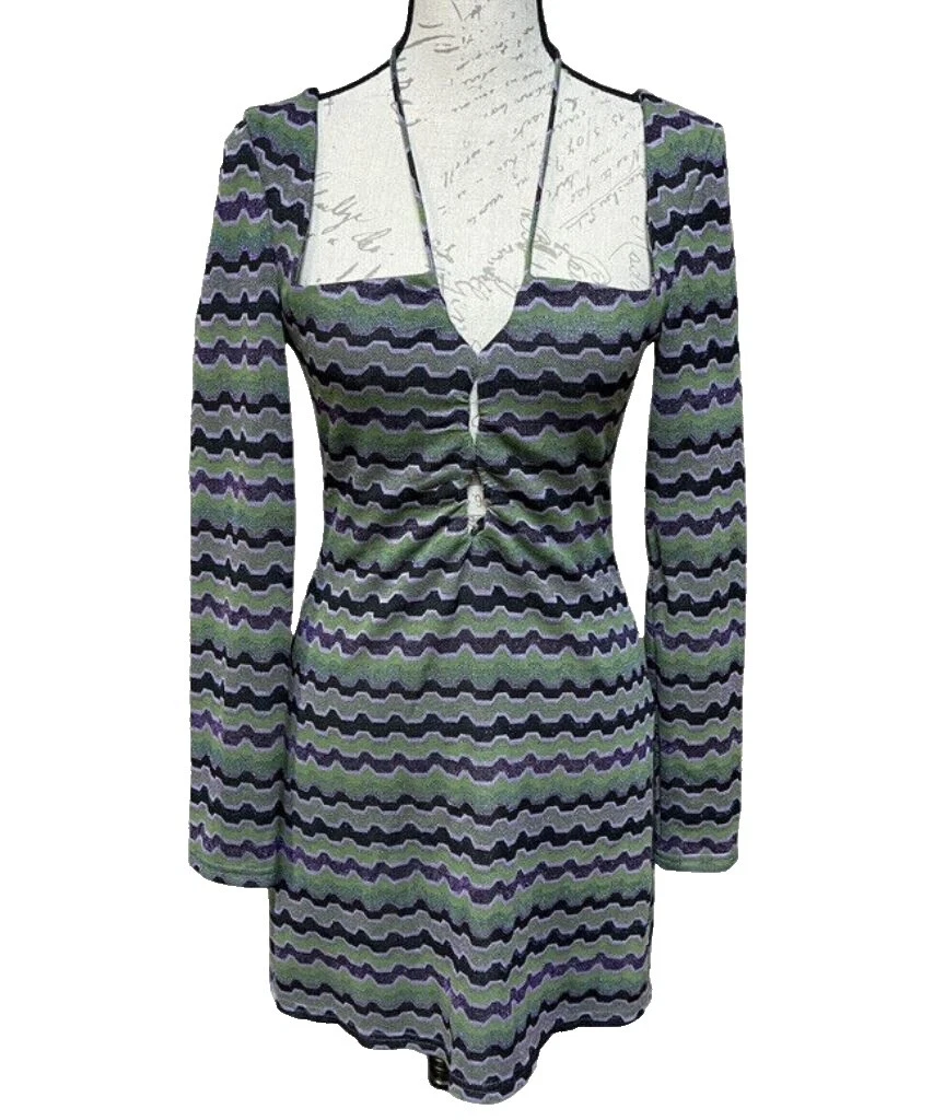 Vestidos geométrico Zara Algodón para Mujeres