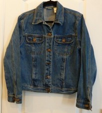 BILL BLASS Women's Denim Jacket Vintage 90's Trucker Size Medium