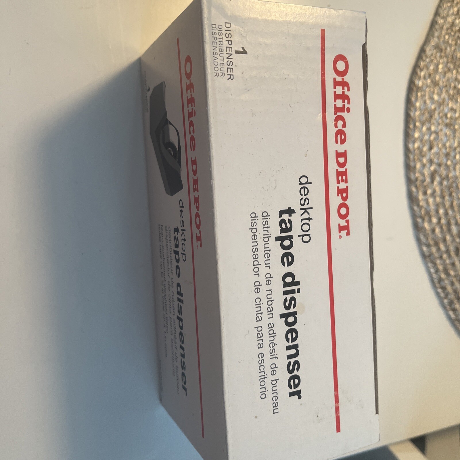 Tape Dispenser, Black, Office Depot-image