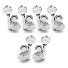 4R2L 6 Strings Electric Guitar Locking Tuners Tuning Pegs Machines Heads Chrome
