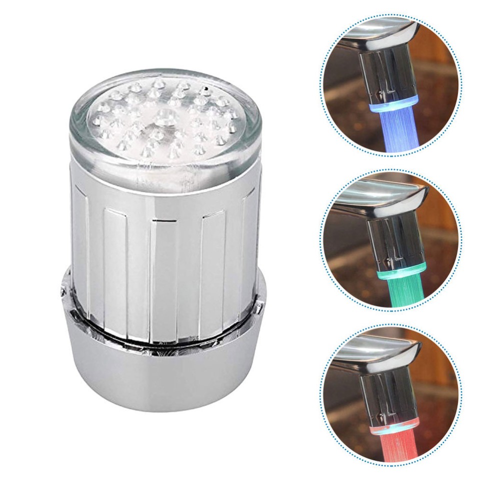 Colour Changing Kitchen Taps Glowing Faucet Light up Water Aerator eBay