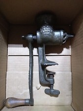 *ANTIQUE* Meat Grinder / Food Chopper Universal Number 1 - Cast Iron & Wood