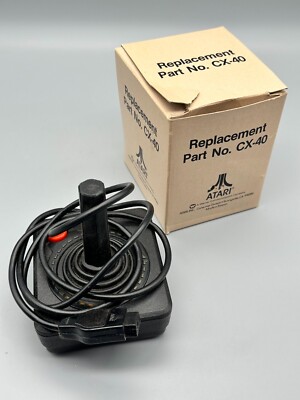 Vintage Atari Joystick OEM CX-40 in Original Box!