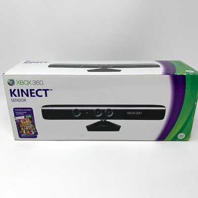 XBOX 360 Kinect Sensor Bundle With Kinect Adventures Games NEW OPEN BOX COMPLETE