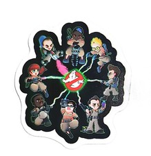 Ghostbusters Slimer Stay Puft Ecto 1 Anime Nostalgia Water Resistant Sticker