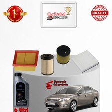 KIT TAGLIANDO 4 FILTRI E OLIO FORD MONDEO IV 2.0 TDCI 103KW 140CV 2014 ->
